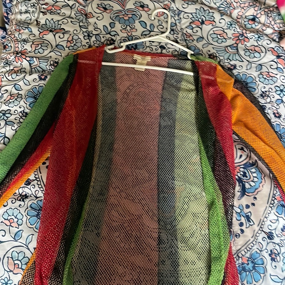 Multicolor swimsuit cover up